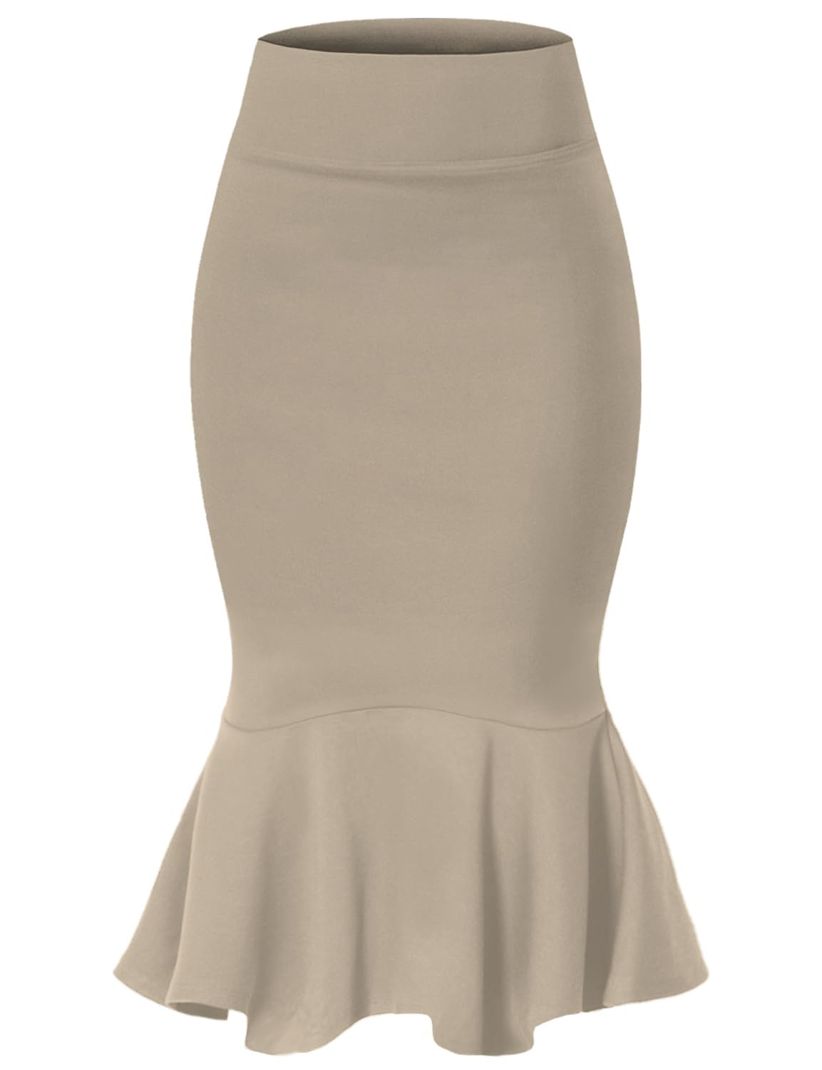 Womens Elegant Figure-flattering High-waisted Mermaid Skirt - Image 4