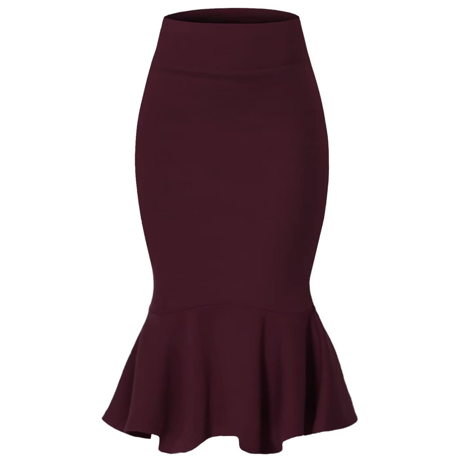 Womens Elegant Figure-flattering High-waisted Mermaid Skirt - Image 5